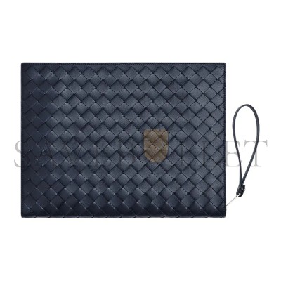 BOTTEGA VENETA INTRECCIATO DOCUMENT CASE WITH WRISTLET 732638V2E418838 (32*24*3cm)