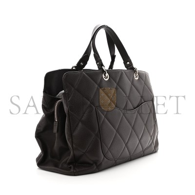 CHANEL SOFT CAVIAR QUILTED LARGE CC TIMELESS TOTE 1174347 (33*22*11cm)