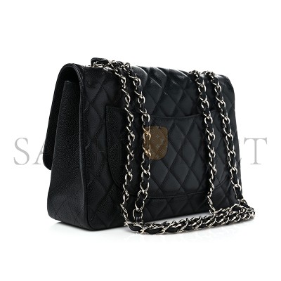 CHANEL CAVIAR QUILTED JUMBO SINGLE FLAP 1190800 (30*20*8cm)