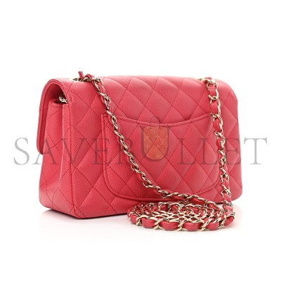 CHANEL CAVIAR QUILTED MINI FLAP AS2215 1132441 (20*13*6cm)