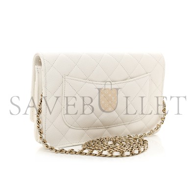 CHANEL CAVIAR QUILTED WALLET ON CHAIN WOC 1168643 (20*12*3cm)