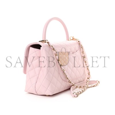 CHANEL CAVIAR QUILTED MEDIUM COCO HANDLE FLAP 1461424 (29*18*12cm)