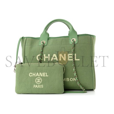 CHANEL MIXED FIBERS SMALL DEAUVILLE TOTE 1218564 (34*26*17cm)