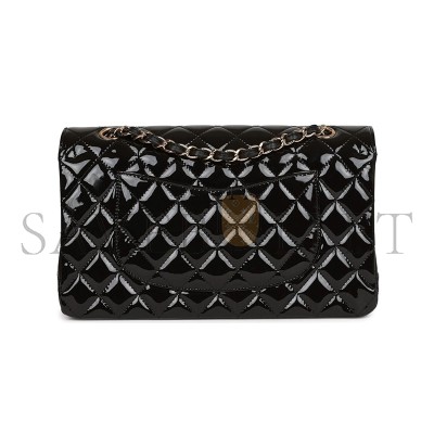 CHANEL PATENT CALFSKIN QUILTED MEDIUM CLASSIC FLAP 1300265 (25*15*7cm)
