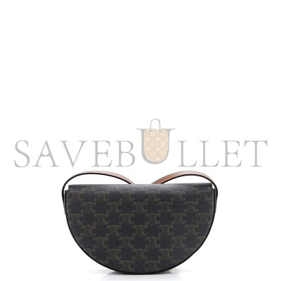 CELINE SHOULDER BAG IN BESACE TRIOMPHE FULL LEATHER 111233DU3.04LV (23*13.5*6cm)