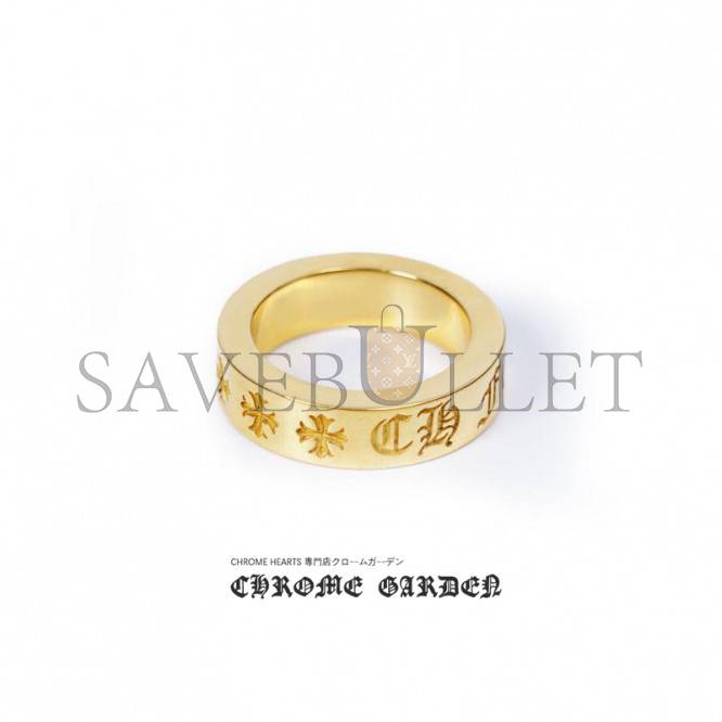 CHROME HEARTS 22K GOLD FOREVER RING (MADE TO ORDER)