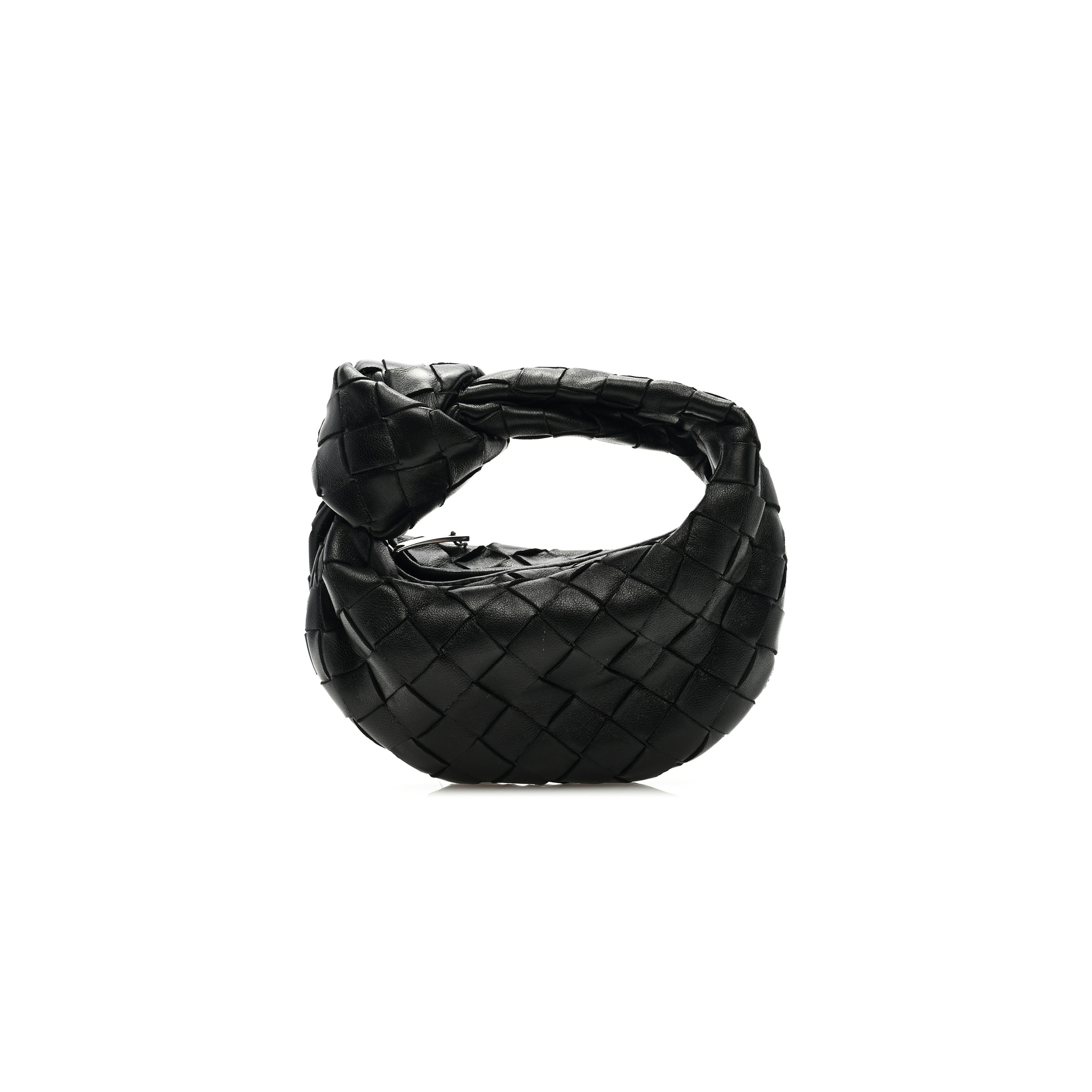 BOTTEGA VENETA NAPPA INTRECCIATO CANDY JODIE BLACK  (17*16*5cm)