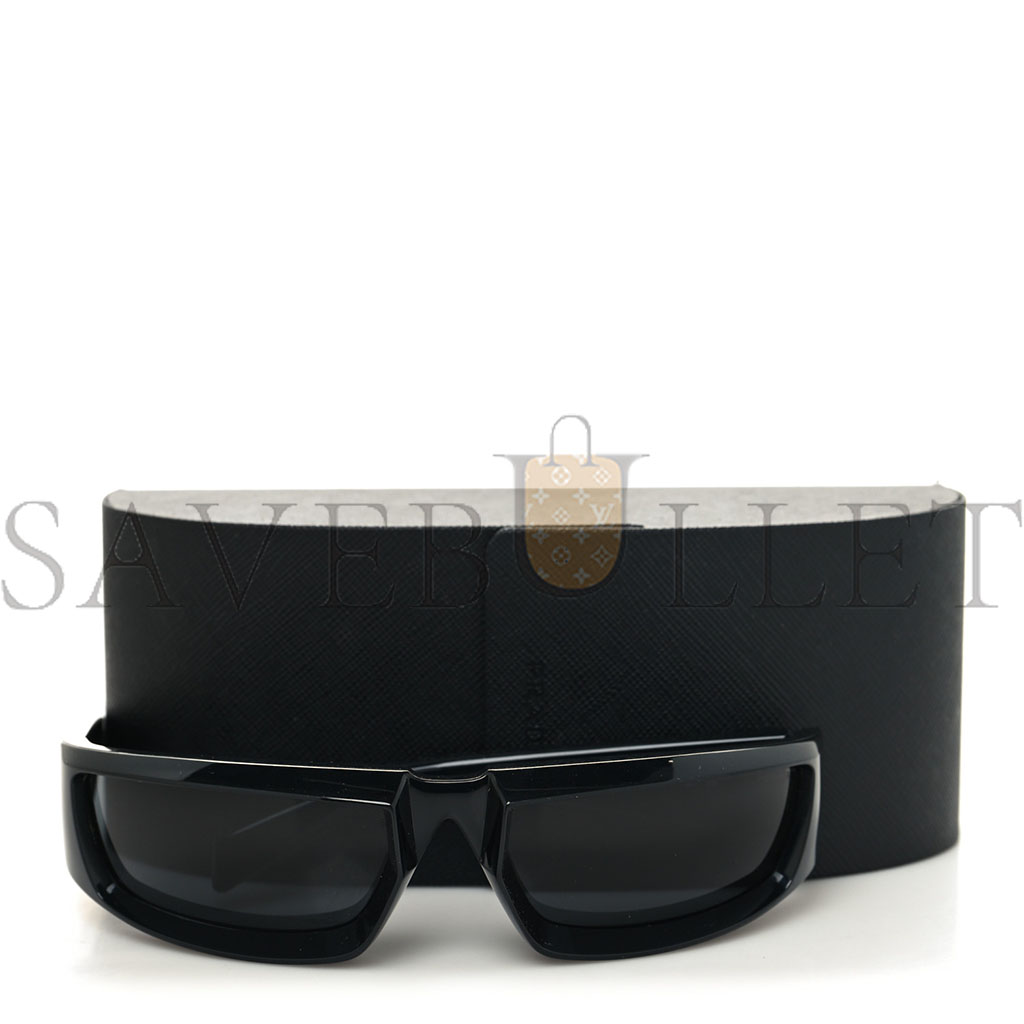 PRADA ACETATE RUNWAY SUNGLASSES SPR 25Y BLACK