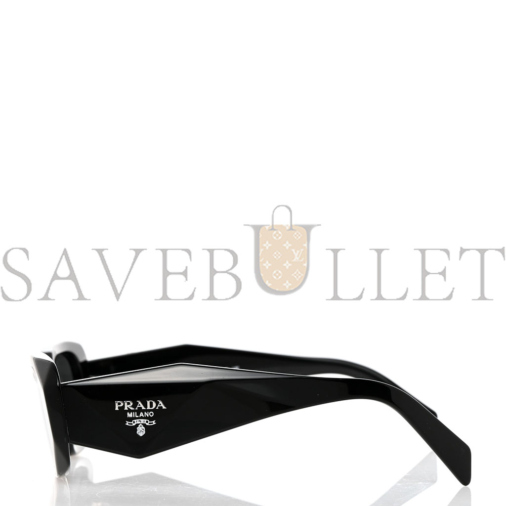 PRADA ACETATE SYMBOLE SUNGLASSES SPR 17W BLACK