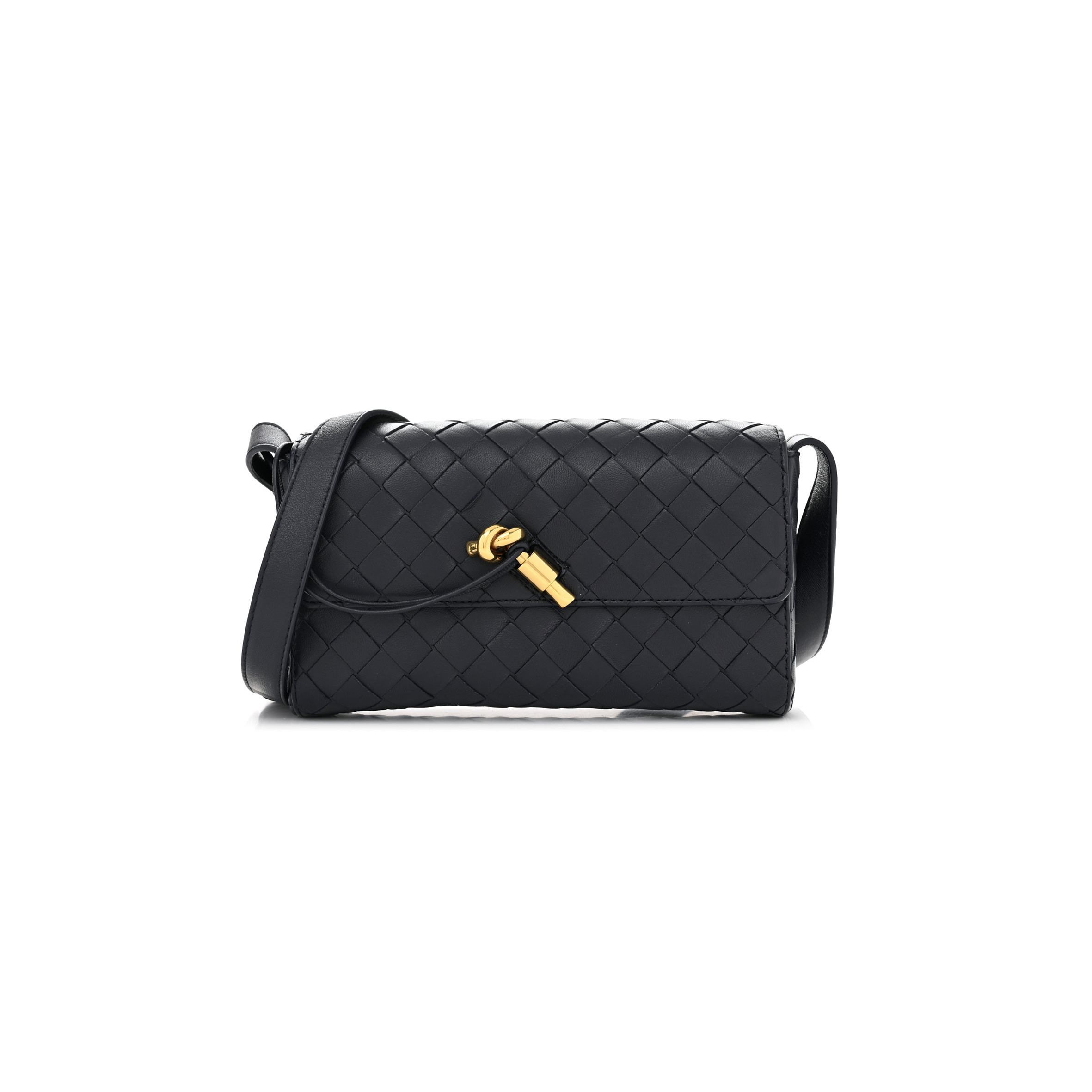 BOTTEGA VENETA NAPPA INTRECCIATO MINI ANDIAMO CROSSBODY BAG SPACE  (22*13*5cm)