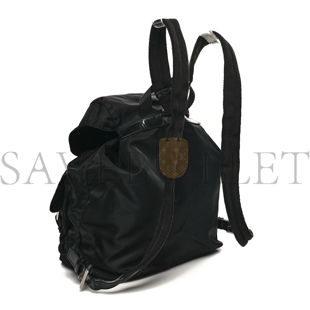 PRADA NYLON VELA MEDIUM BACKPACK BLACK (33*29*15cm)