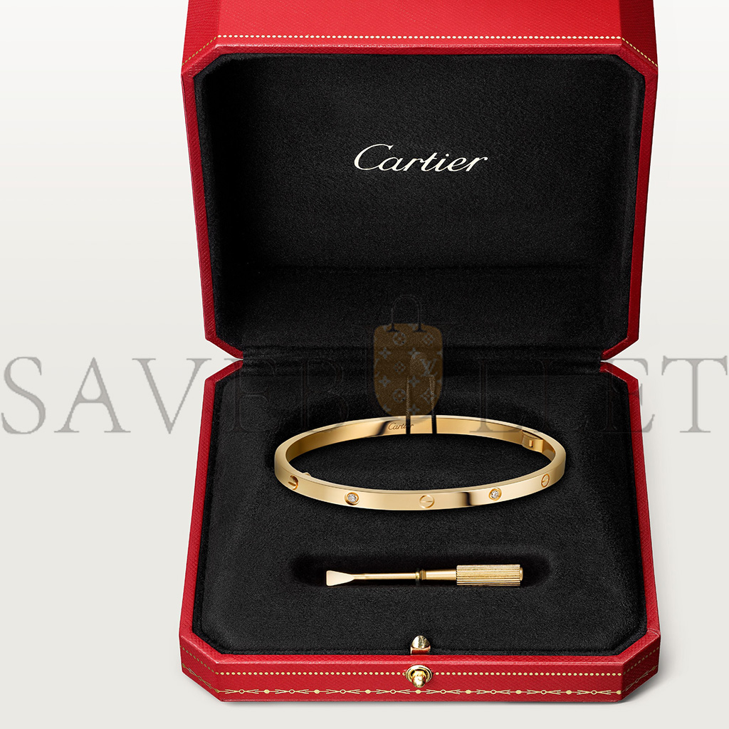 CARTIER  LOVE BRACELET, SMALL MODEL, 6 DIAMONDS B6047217