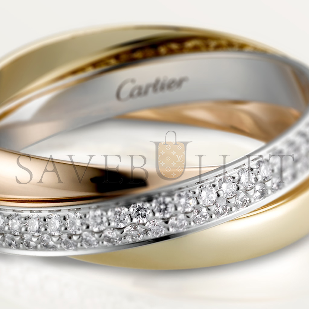 CARTIER TRINITY RING, SMALL MODEL B4086000