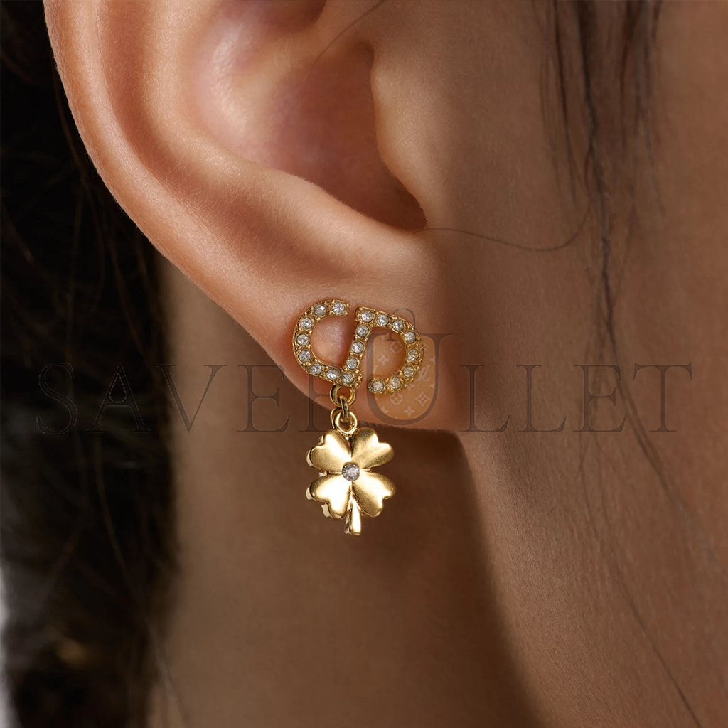 DIOR PETIT CD LUCKY CHARMS EARRINGS E3713WOMCY_D03S