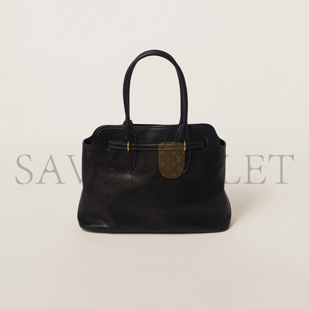 MIU MIU AVENTURE NAPPA LEATHER BAG 5BG291 (39*24*13cm)