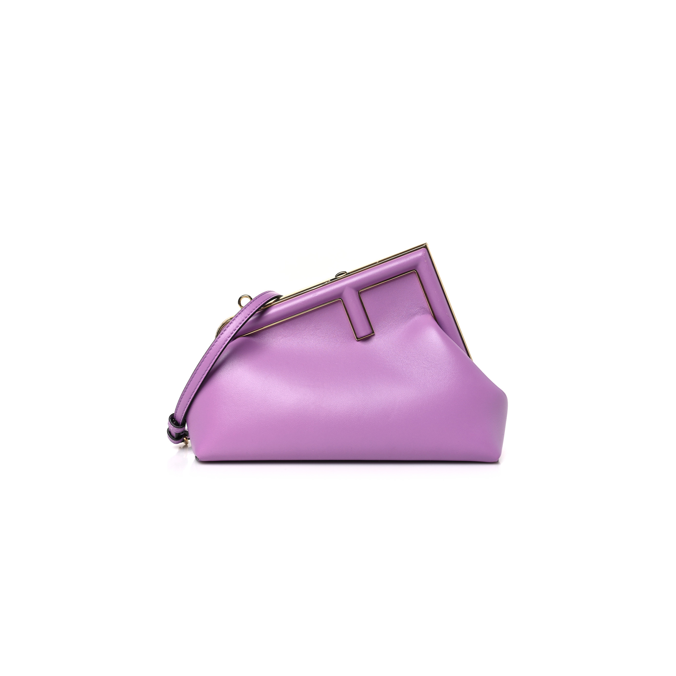 FENDI SHINY NAPPA SMALL FENDI FIRST VIOLETTA (26*18*9.5cm)