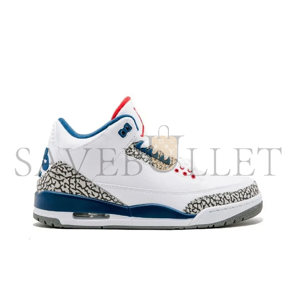 NIKE JORDAN 3 RETRO TRUE BLUE 854262-106