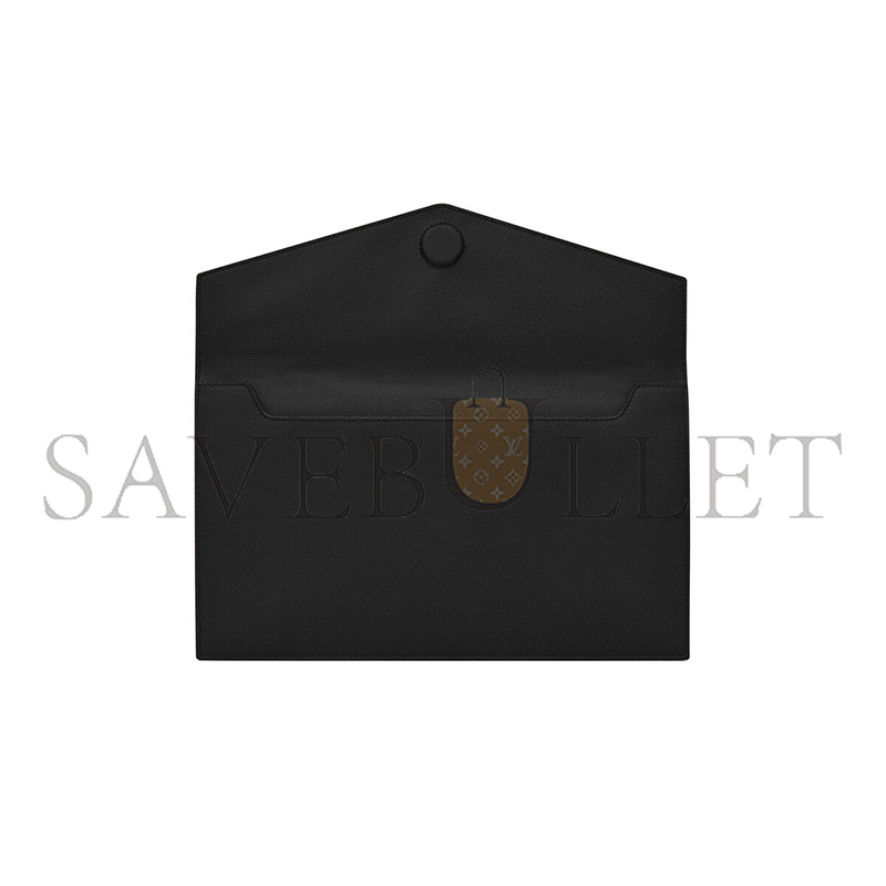 YSL UPTOWN POUCH IN GRAIN DE POUDRE LEATHER 5657391GF0U1000 (27*16*2cm) YSL UPTOWN POUCH IN GRAIN DE POUDRE LEATHER 5657391GF0U1000 (27*16*2cm)