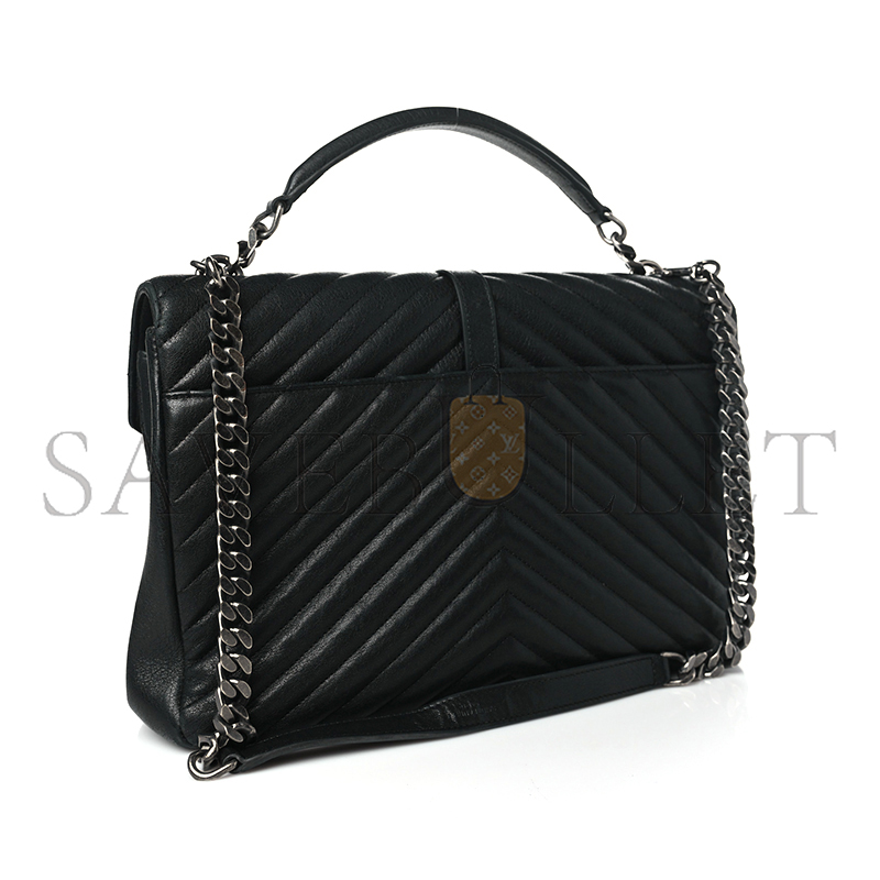 YSL COLLEGE LARGE IN QUILTED LEATHER 600278BRM041000 (32*20*8.5cm)