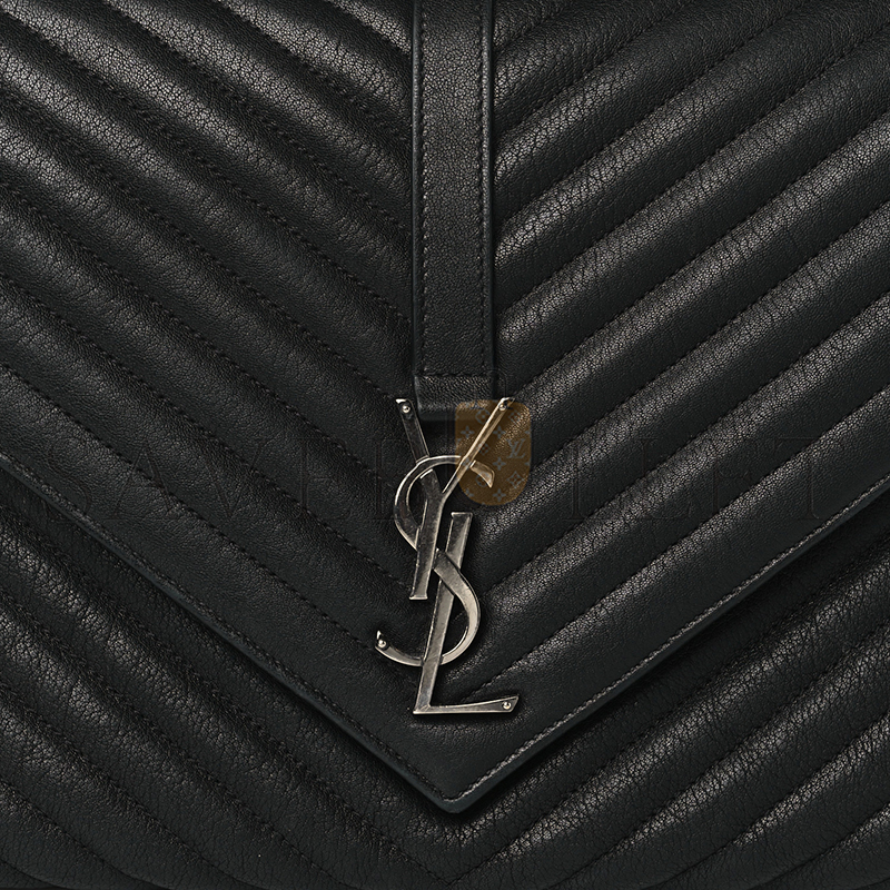 YSL COLLEGE LARGE IN QUILTED LEATHER 600278BRM041000 (32*20*8.5cm)