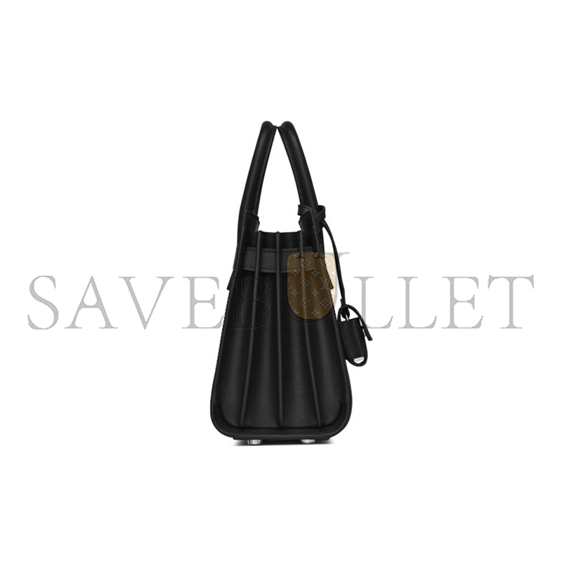 YSL SAC DE JOUR IN GRAINED LEATHER-NANO 392035B681N1000 (22*17.5*11cm)