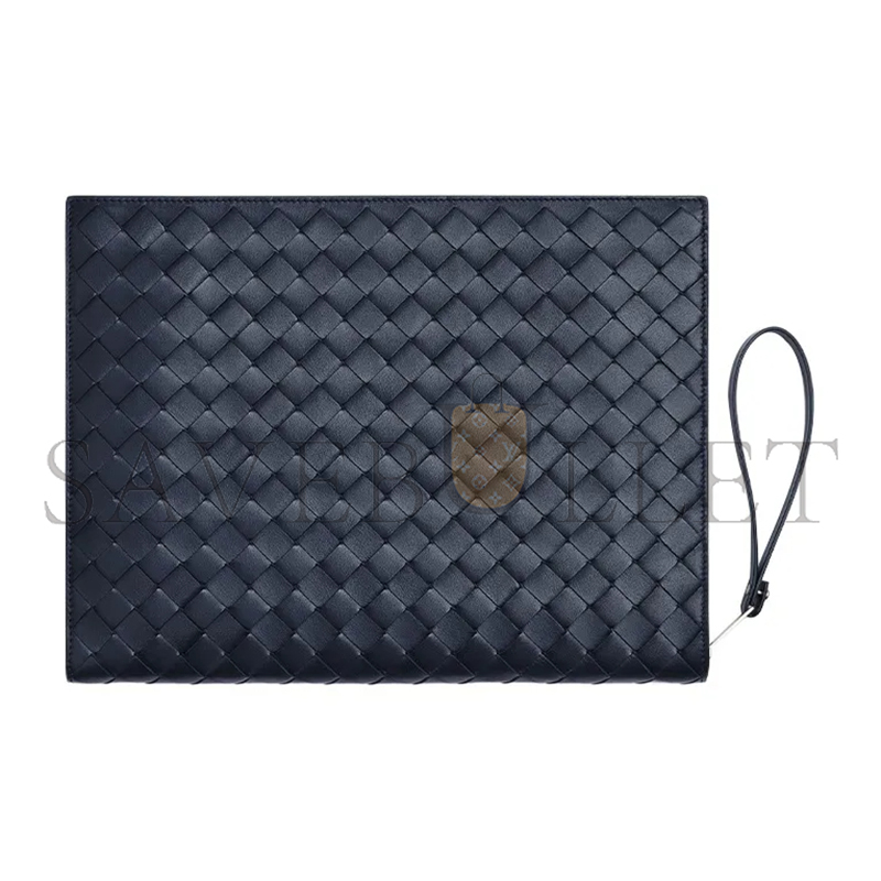 BOTTEGA VENETA INTRECCIATO DOCUMENT CASE WITH WRISTLET 732638V2E418838 (32*24*3cm)