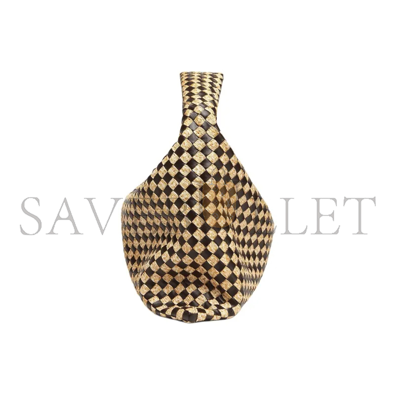 BOTTEGA VENETA RAFFIA AND COWHIDE HOP 792695V43D12377 (54*24*13cm)
