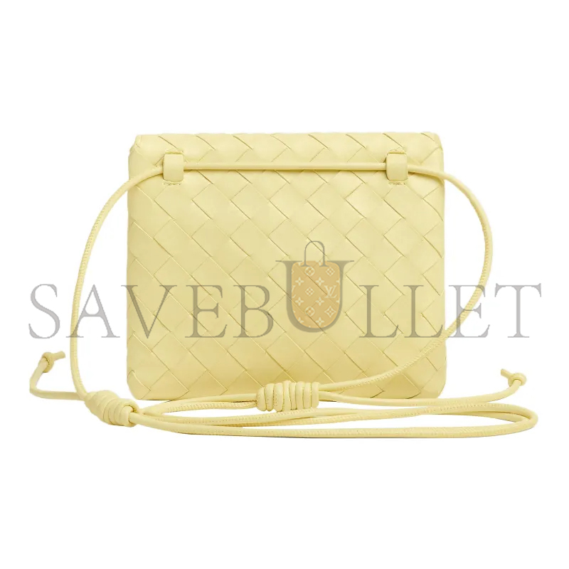 BOTTEGA VENETA MINI INTRECCIATO CROSSBODY BAG 741897VCPP37406 (19*15*5.5cm)