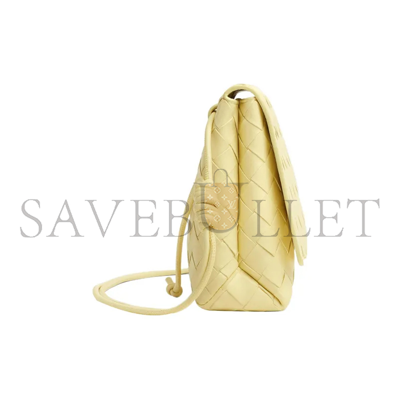 BOTTEGA VENETA MINI INTRECCIATO CROSSBODY BAG 741897VCPP37406 (19*15*5.5cm)