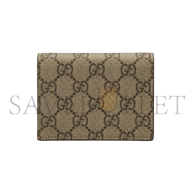 GUCCI GG MARMONT BI-COLOUR CARD CASE WALLET ‎658610AABGY8658 (11*8.5*3cm)