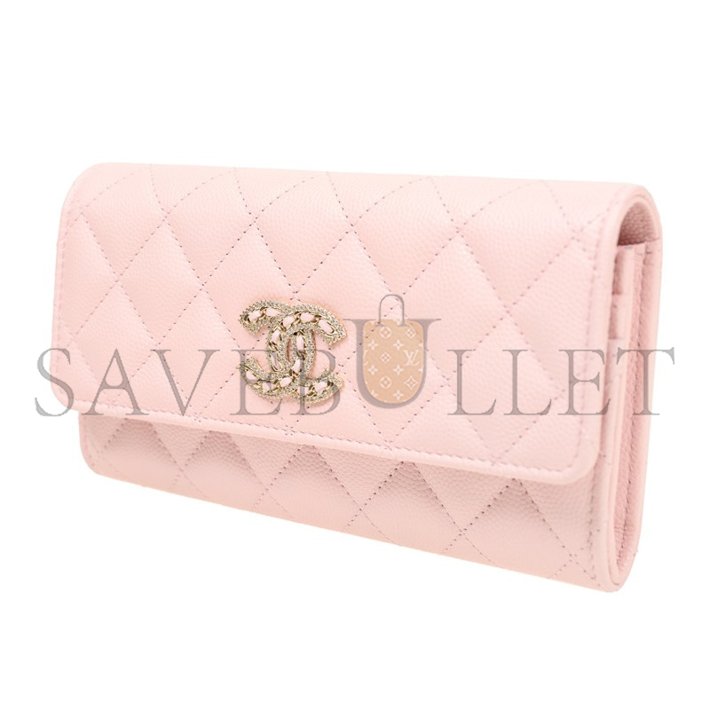 CHANEL FLAP WALLET AP2739 B08043 NH620 (16.5*9*2cm)