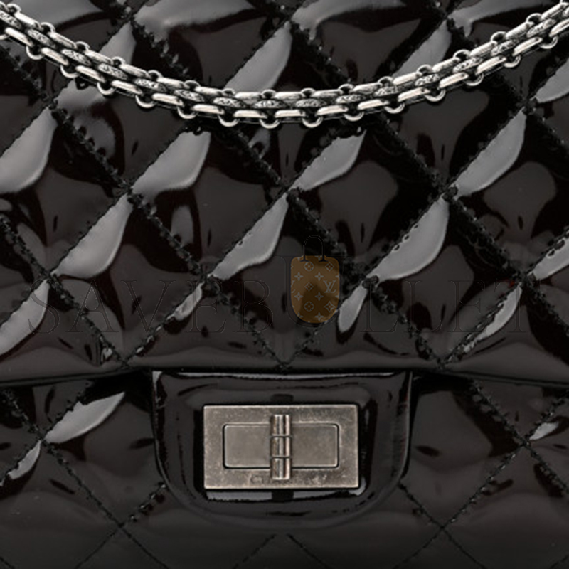 CHANEL PATENT QUILTED 2.55 REISSUE 227 FLAP 1174343 (30*19*10cm)