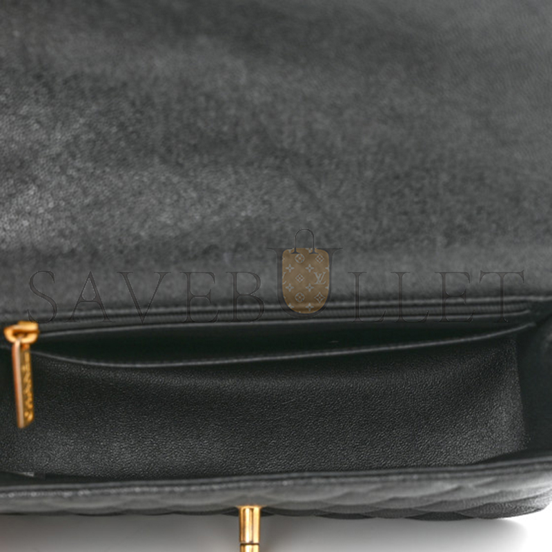 CHANEL MINI TOP HANDLE FLAP BAG AS2431 (20*12*6cm)