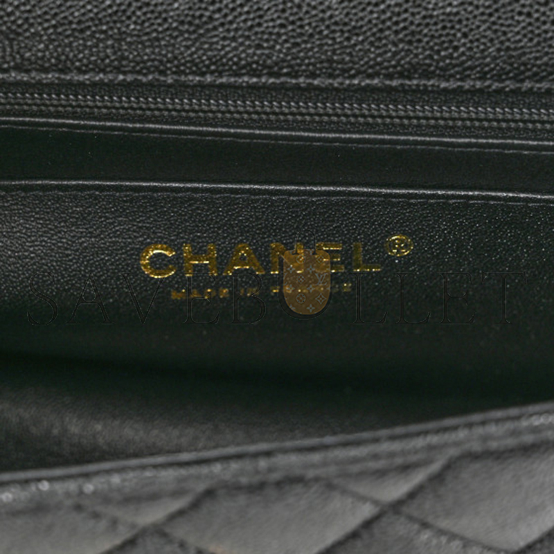 CHANEL MINI TOP HANDLE FLAP BAG AS2431 (20*12*6cm)