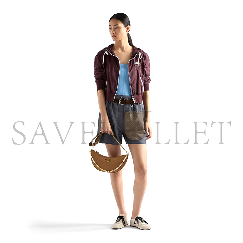 PRADA DEMI-LUNE RE-NYLON SHOULDER BAG 1BH222 (30*13.5*6cm) PRADA DEMI-LUNE RE-NYLON SHOULDER BAG 1BH222 (30*13.5*6cm)