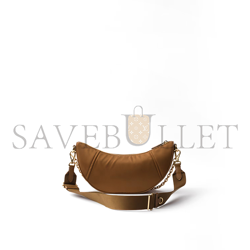 PRADA DEMI-LUNE RE-NYLON SHOULDER BAG 1BH222 (30*13.5*6cm) PRADA DEMI-LUNE RE-NYLON SHOULDER BAG 1BH222 (30*13.5*6cm)