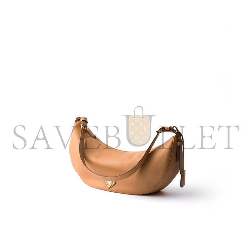 PRADA DEMI-LUNE LARGE LEATHER SHOULDER BAG 1BC255 (42*19.5*8.5cm) PRADA DEMI-LUNE LARGE LEATHER SHOULDER BAG 1BC255 (42*19.5*8.5cm)