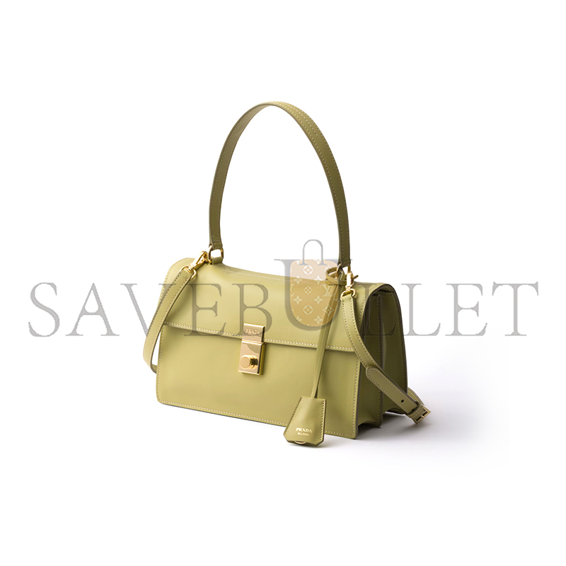 PRADA SOFT SOUND MEDIUM LEATHER SHOULDER BAG 1BN023 (28*16*10cm) PRADA SOFT SOUND MEDIUM LEATHER SHOULDER BAG 1BN023 (28*16*10cm)