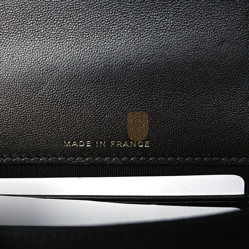 CHANEL LAMBSKIN QUILTED CHAIN TOP HANDLE CLUTCH WITH CHAIN 1126019 (13*10*6cm)