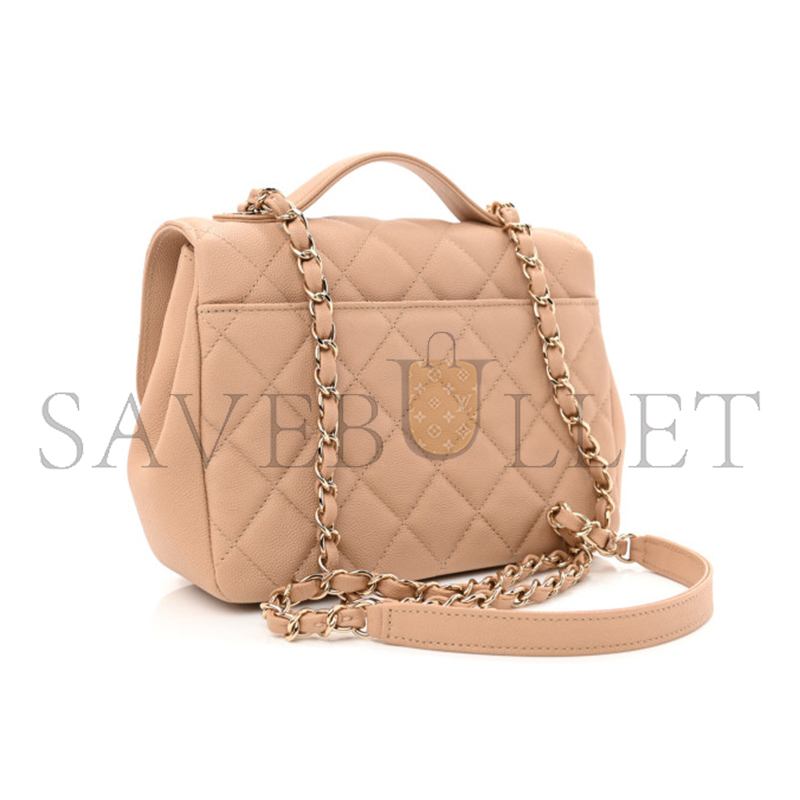 CHANEL CAVIAR QUILTED MEDIUM AFFINITY FLAP A93607 (23*17*8cm)