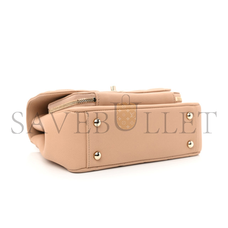 CHANEL CAVIAR QUILTED MEDIUM AFFINITY FLAP A93607 (23*17*8cm)