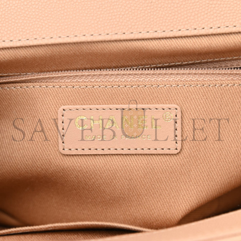 CHANEL CAVIAR QUILTED MEDIUM AFFINITY FLAP A93607 (23*17*8cm)