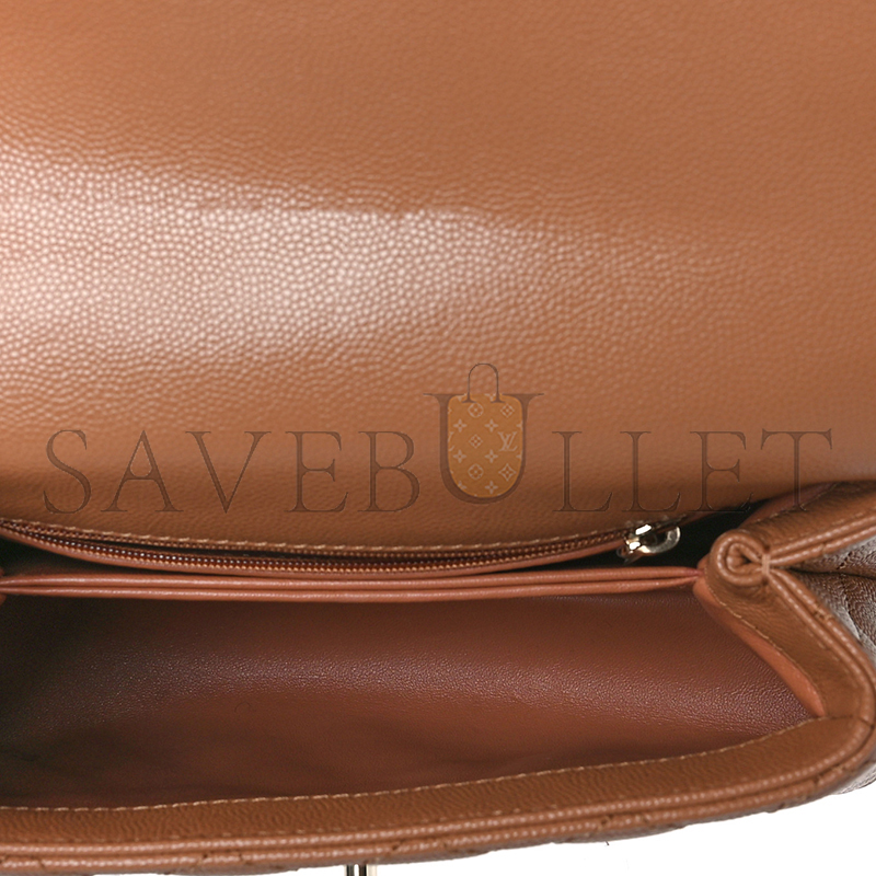 CHANEL CAVIAR QUILTED MINI COCO HANDLE FLAP 1173752 (23*15*10cm)