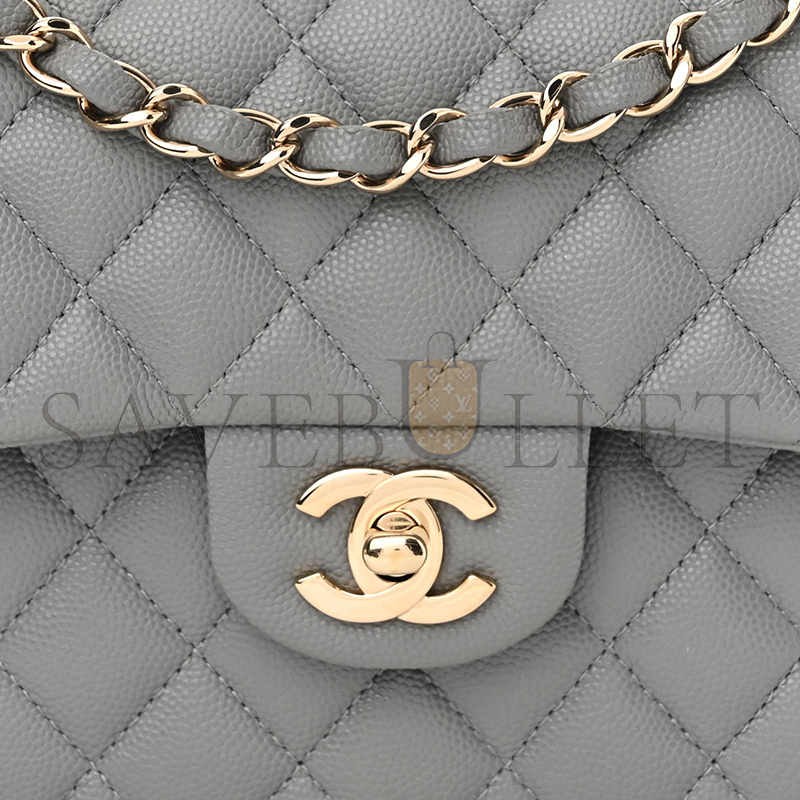 CHANEL CAVIAR QUILTED SMALL DOUBLE FLAP 1537381 (23*14.5*6cm)