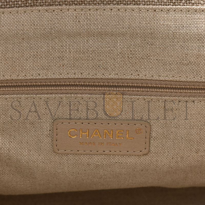 CHANEL MIXED FIBERS MEDIUM DEAUVILLE TOTE 1189087 (38*28*20cm)