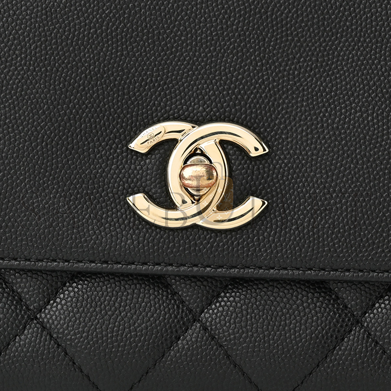 CHANEL CAVIAR QUILTED MEDIUM BUSINESS AFFINITY FLAP 1258730 (23*16*8cm)