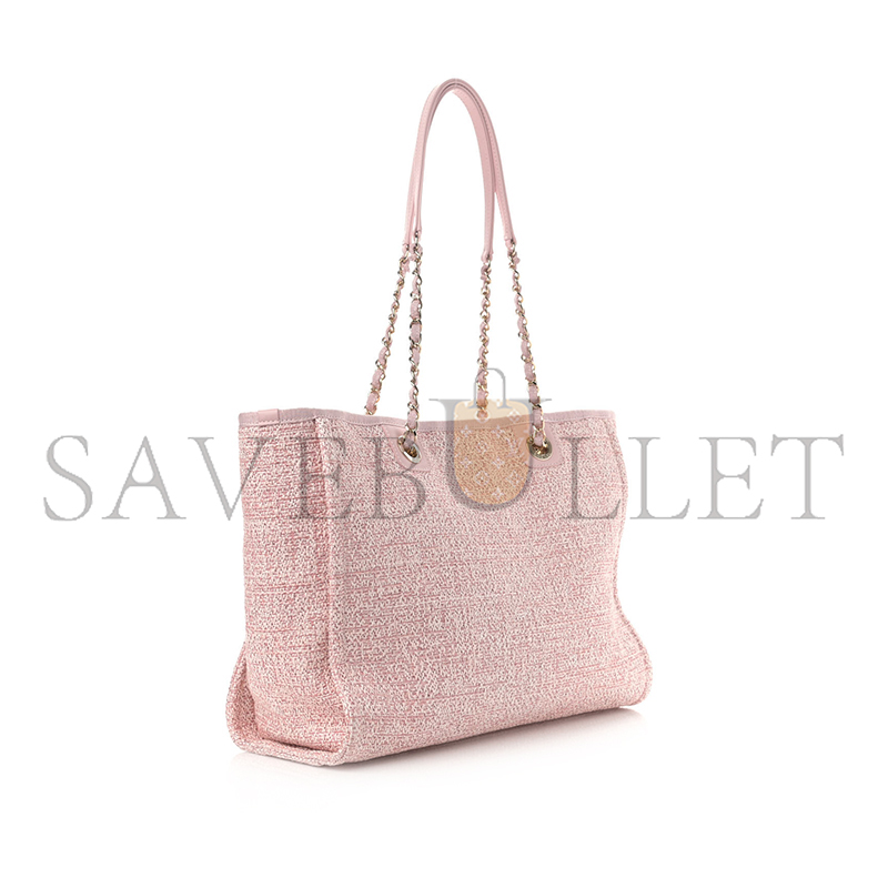 CHANEL LUREX BOUCLE SMALL DEAUVILLE TOTE 1096254 (34*27*17cm)