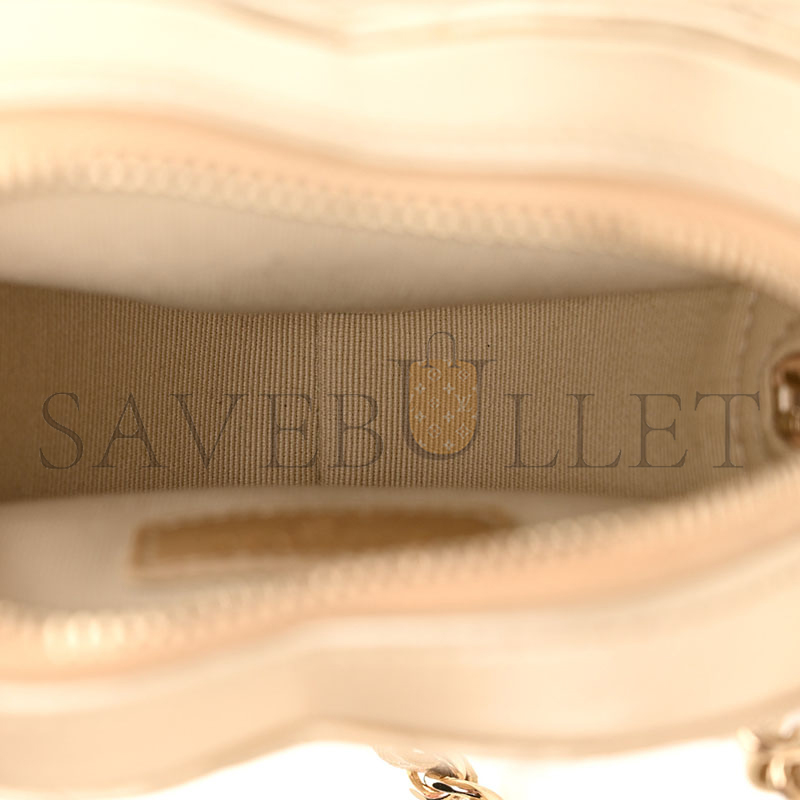 CHANEL METALLIC SMALL HEART BAG 1534457 (13*11*4.5cm)