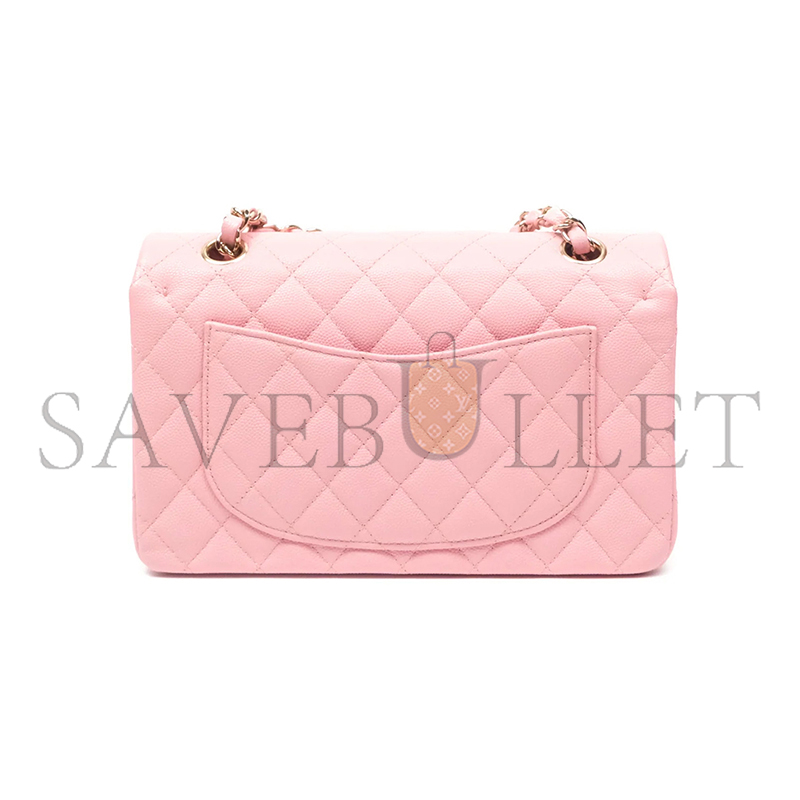 CHANEL CAVIAR QUILTED SMALL DOUBLE FLAP 1400535 (23*13*6cm)