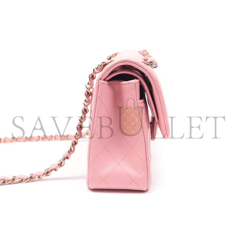 CHANEL CAVIAR QUILTED SMALL DOUBLE FLAP 1400535 (23*13*6cm)